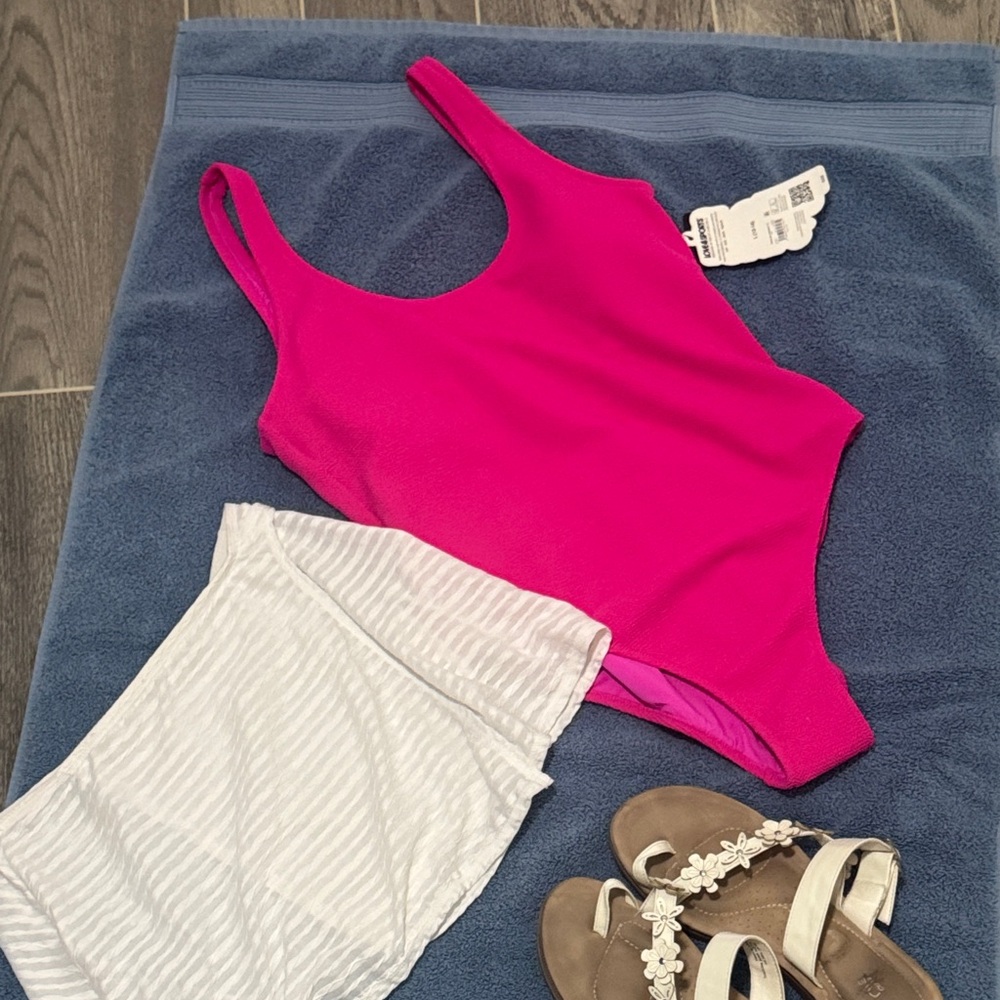 Vibrant Pink One-Piece Swimsuit